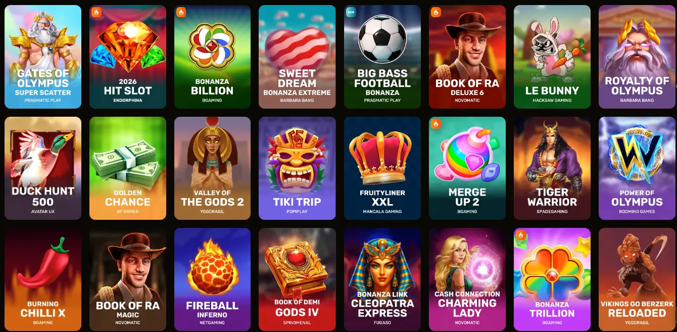 Lobby de jeux de casino Amunbet